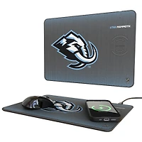 Keyscaper Utah Mammoth Linen Print 15W Fast Wireless Charger and Mouse Pad