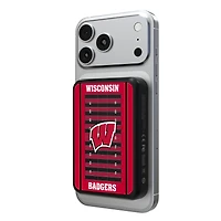 Keyscaper Wisconsin Badgers Wireless Magnetic Power Bank