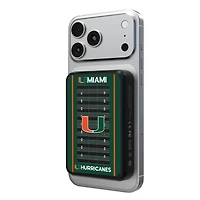 Keyscaper Miami Hurricanes Wireless Magnetic Power Bank