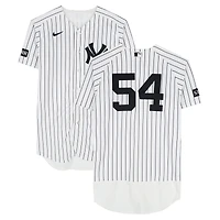 Max Fried New York Yankees Game-Used #54 White Pinstripe Nike Jersey vs. Baltimore Orioles on May 3, 2026