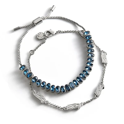BaubleBar Seattle Seahawks Set of Two Tennis Bracelets