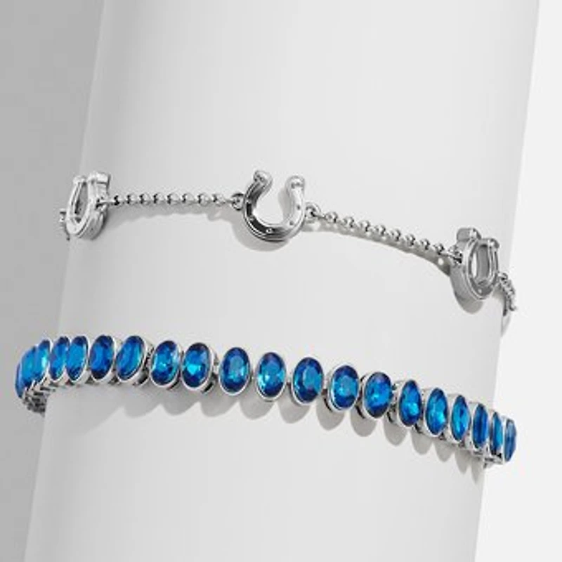 BaubleBar Indianapolis Colts Set of Two Tennis Bracelets