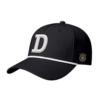 Men's 1863FC Black Germany National Team Monogram Relief Adjustable Hat