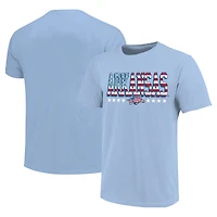 Youth  Light Blue Arkansas Razorbacks Americana Flag T-Shirt