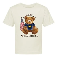 Infant  Cream Michigan Wolverines All-American Teddi T-Shirt