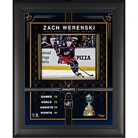 Zach Werenski Columbus Blue Jackets Framed 13" x 16" 2026 Norris Trophy Winner Collage