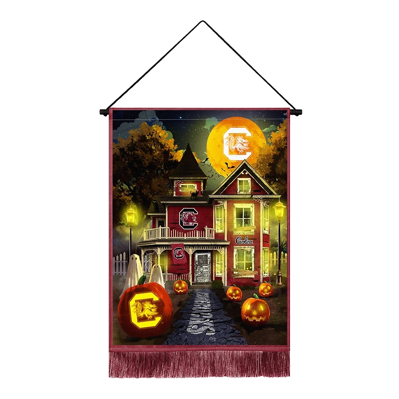 South Carolina Gamecocks 18" x 24" LED Halloween Tapestry