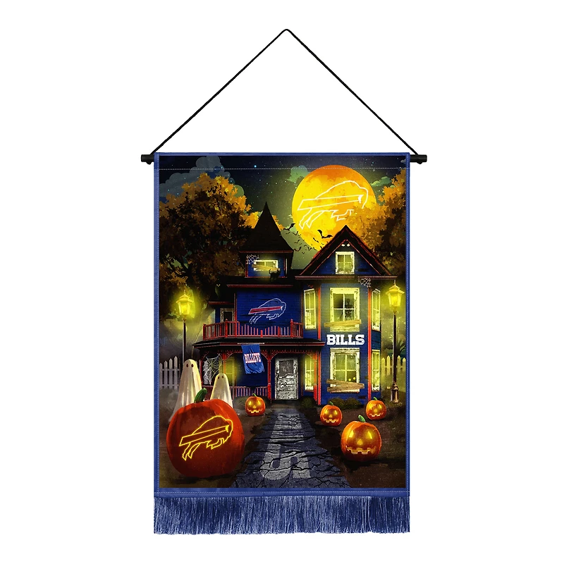 Buffalo Bills 18" x 24" LED Halloween Tapestry