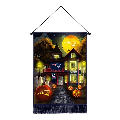New England Patriots 18" x 24" LED Halloween Tapestry