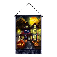 New England Patriots 18" x 24" LED Halloween Tapestry