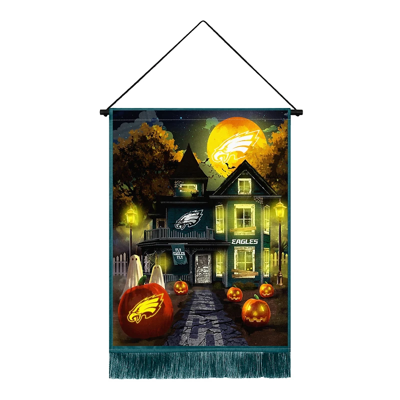 Philadelphia Eagles 18" x 24" LED Halloween Tapestry