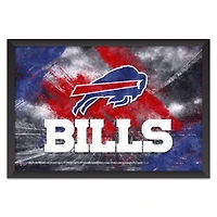 Buffalo Bills 27" x 39" Brush Stroke Logo Framed Art Print