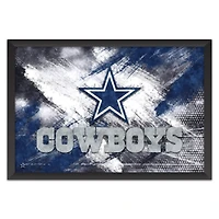 Dallas Cowboys 14" x 20" Brush Stroke Logo Framed Art Print