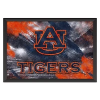 Auburn Tigers 14" x 20" Brush Stroke Logo Framed Art Print