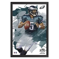 Donovan McNabb Philadelphia Eagles 14" x 20" Brush Stroke Player Framed Art Print