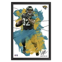 Maurice Jones-Drew Jacksonville Jaguars 14" x 20" Brush Stroke Player Framed Art Print