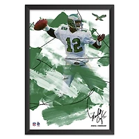 Randall Cunningham Philadelphia Eagles 14" x 20" Brush Stroke Player Framed Art Print