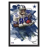 Michael Irvin Dallas Cowboys 14" x 20" Brush Stroke Player Framed Art Print