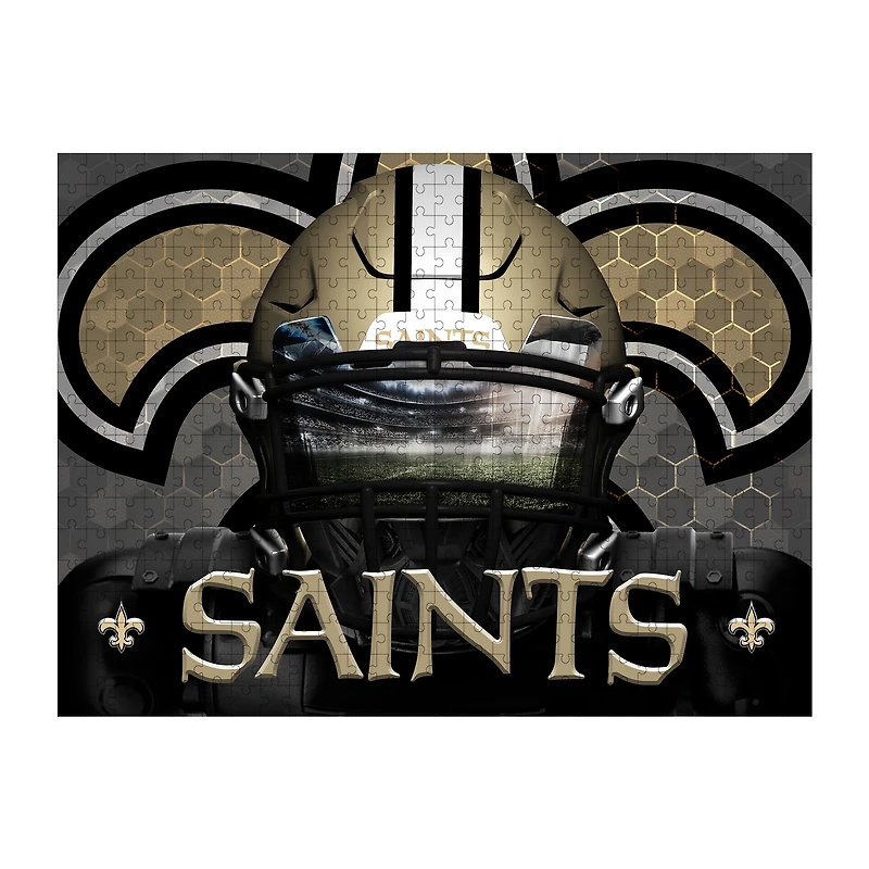 New Orleans Saints 18" x 24" 3D Facemask Puzzle