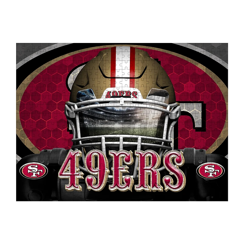 San Francisco 49ers 18" x 24" 3D Facemask Puzzle