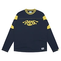 Men's Navy Los Angeles Rams x Alfred's Apartment Mark Long Sleeve T-Shirt