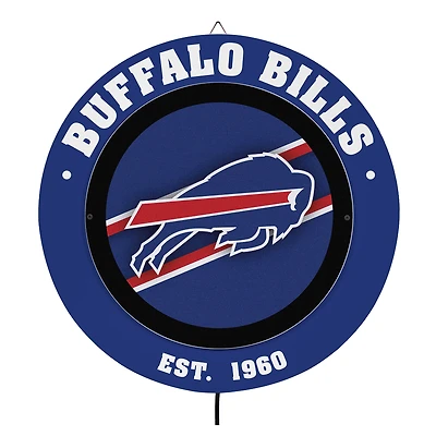 Buffalo Bills 15" LED Round Metal Lit Wall Sign