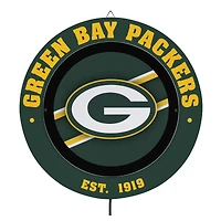 Green Bay Packers 15" LED Round Metal Lit Wall Sign