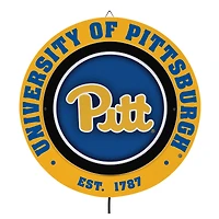 Pitt Panthers 15" LED Round Metal Lit Wall Sign