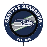Seattle Seahawks 15" LED Round Metal Lit Wall Sign