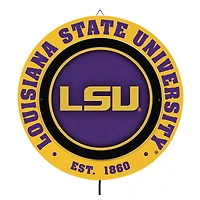 LSU Tigers 15" LED Round Metal Lit Wall Sign