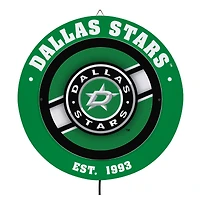 Dallas Stars 15" LED Round Metal Lit Wall Sign
