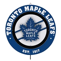 Toronto Maple Leafs 15" LED Round Metal Lit Wall Sign