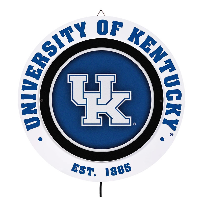 Kentucky Wildcats 15" LED Round Metal Lit Wall Sign