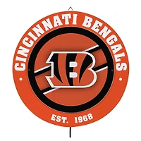 Cincinnati Bengals 15" LED Round Metal Lit Wall Sign