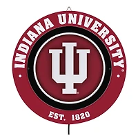 Indiana Hoosiers 15" LED Round Metal Lit Wall Sign