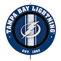 Tampa Bay Lightning 15" LED Round Metal Lit Wall Sign