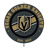 Vegas Golden Knights 15" LED Round Metal Lit Wall Sign