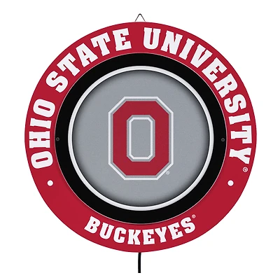 Ohio State Buckeyes 15" LED Round Metal Lit Wall Sign