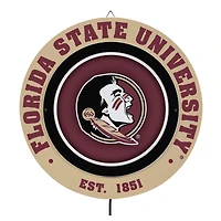 Florida State Seminoles 15" LED Round Metal Lit Wall Sign