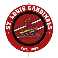 St. Louis Cardinals 15" LED Round Metal Lit Wall Sign