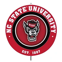NC State Wolfpack 15" LED Round Metal Lit Wall Sign