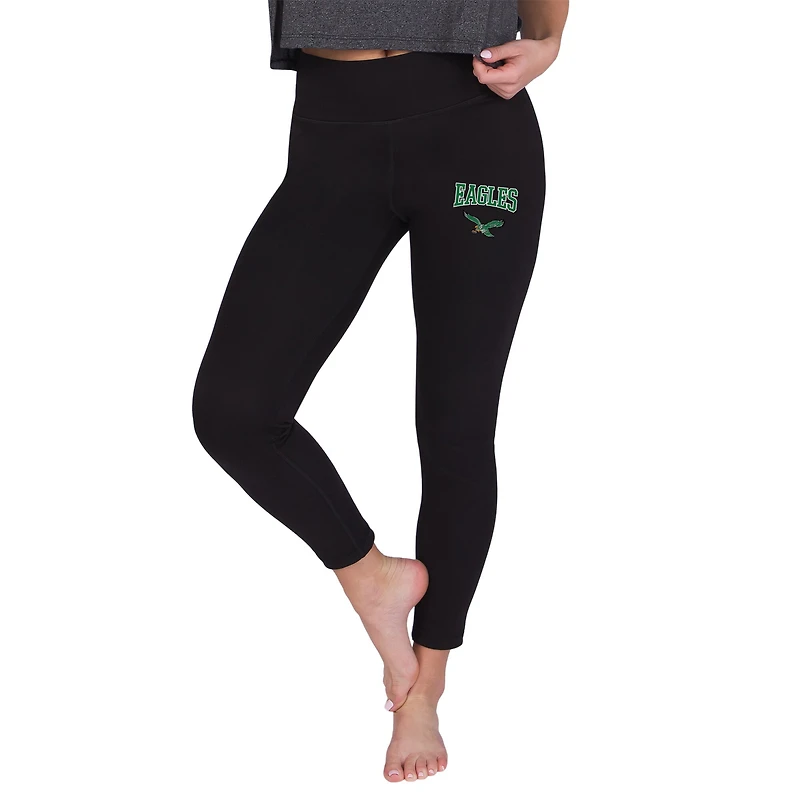 Women's Concepts Sport Black Philadelphia Eagles Sentry Knit Leggings