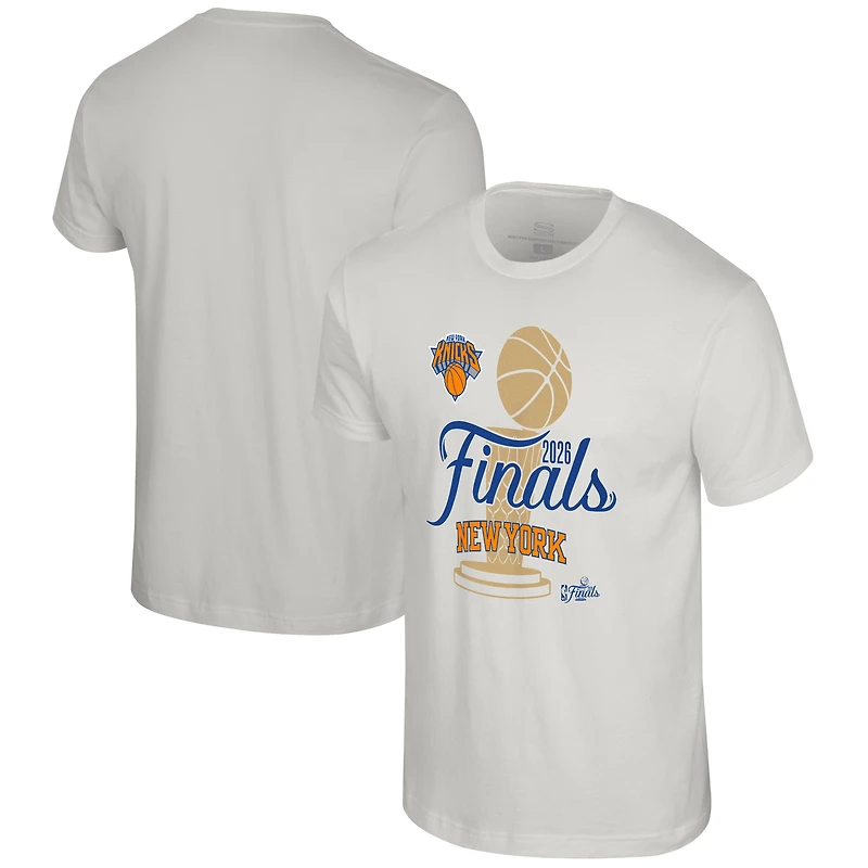 Unisex Stadium Essentials Cream New York Knicks 2026 NBA Finals Cruise T-Shirt