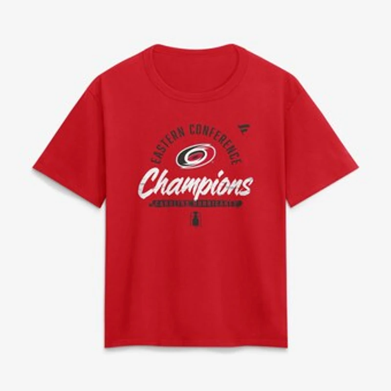 Women's Red Carolina Hurricanes 2026 NHL Eastern Conference Champions T-Shirt