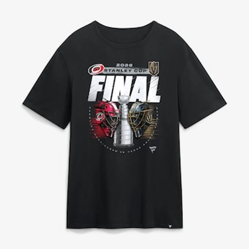 Black Carolina Hurricanes vs. Vegas Golden Knights 2026 Stanley Cup Final Matchup T-Shirt