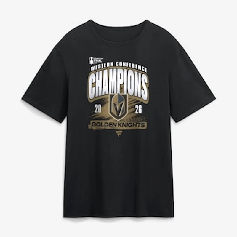 Men's Black Vegas Golden Knights 2026 NHL Western Conference Champions T-Shirt
