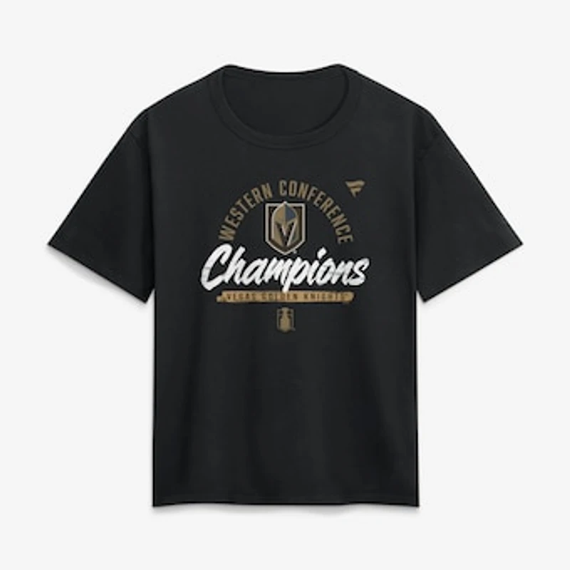 Women's Black Vegas Golden Knights 2026 NHL Western Conference Champions T-Shirt