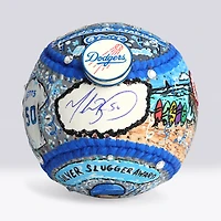 Mookie Betts Los Angeles Dodgers Autographed Baseball - Art by Charles Fazzino - NF70445969