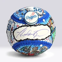 Mookie Betts Los Angeles Dodgers Autographed Baseball with Full Name Inscription - Art by Charles Fazzino - NF70445972