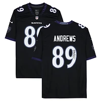 Mark Andrews Baltimore Ravens Autographed Black Nike 2026 Alternate Game Jersey